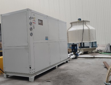攪拌站冷水機(jī)安裝工程案例